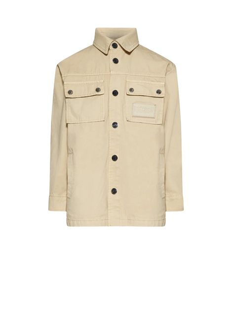 Camicia con logo JUST CAVALLI KIDS | JBP26113CAHBBEIGE C W